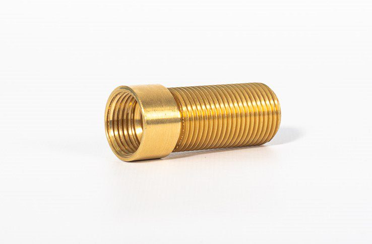 PROLONGACION PARA GRIFERIA DE MESADA 70 MM. DE BRONCE