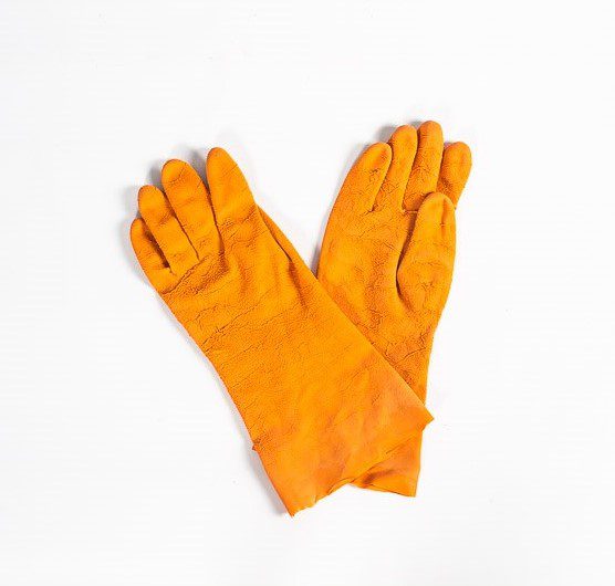 ANTI-CORTE LATEX RUGOSO (MONDONGO) NARANJA